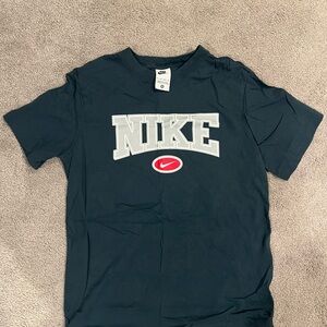 Nike Dark Blue Tee with Gray Logo